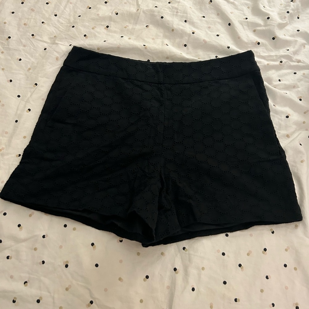 High rise eyelet Shorts